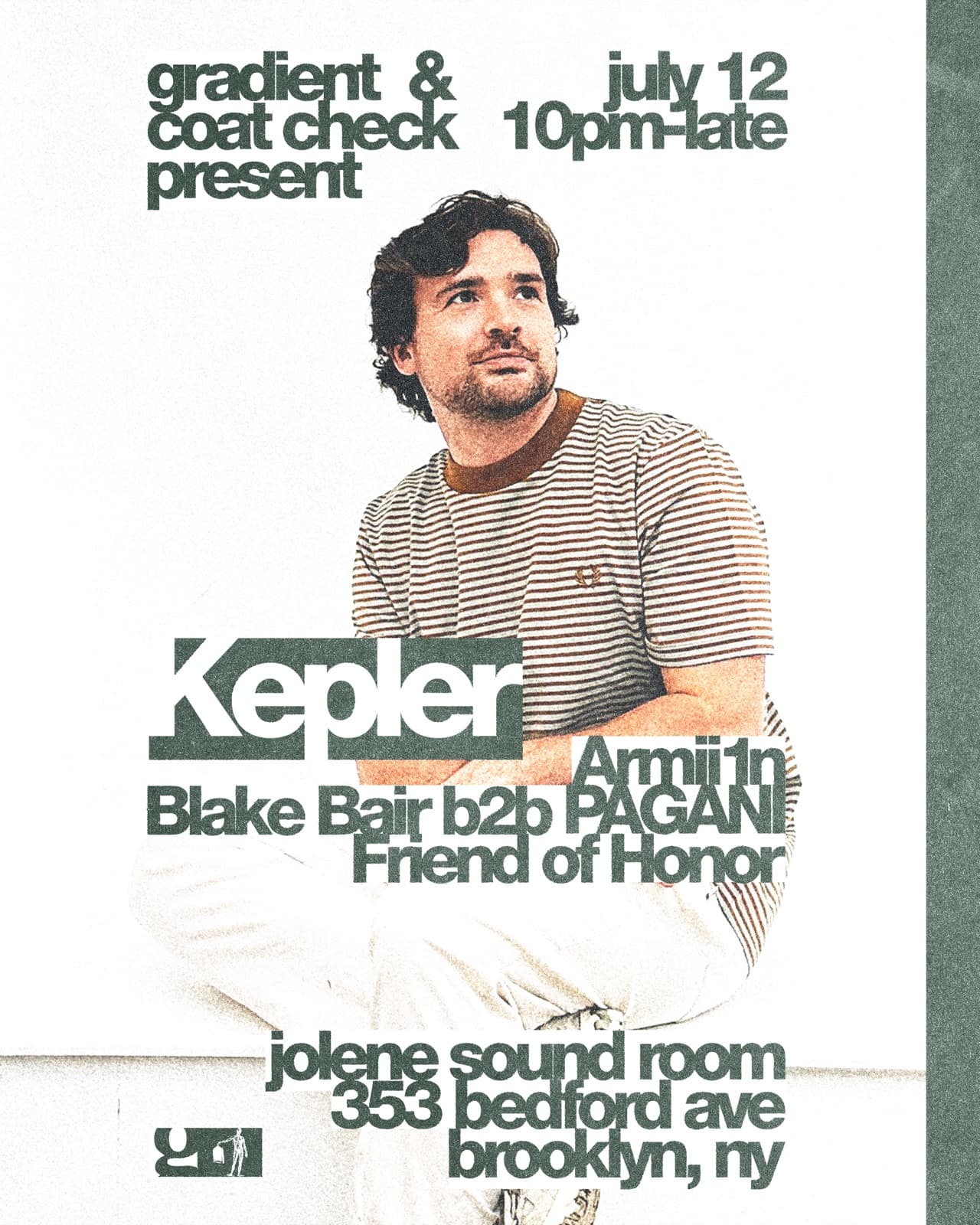 Gradient x Coat Check present: Kepler flyer