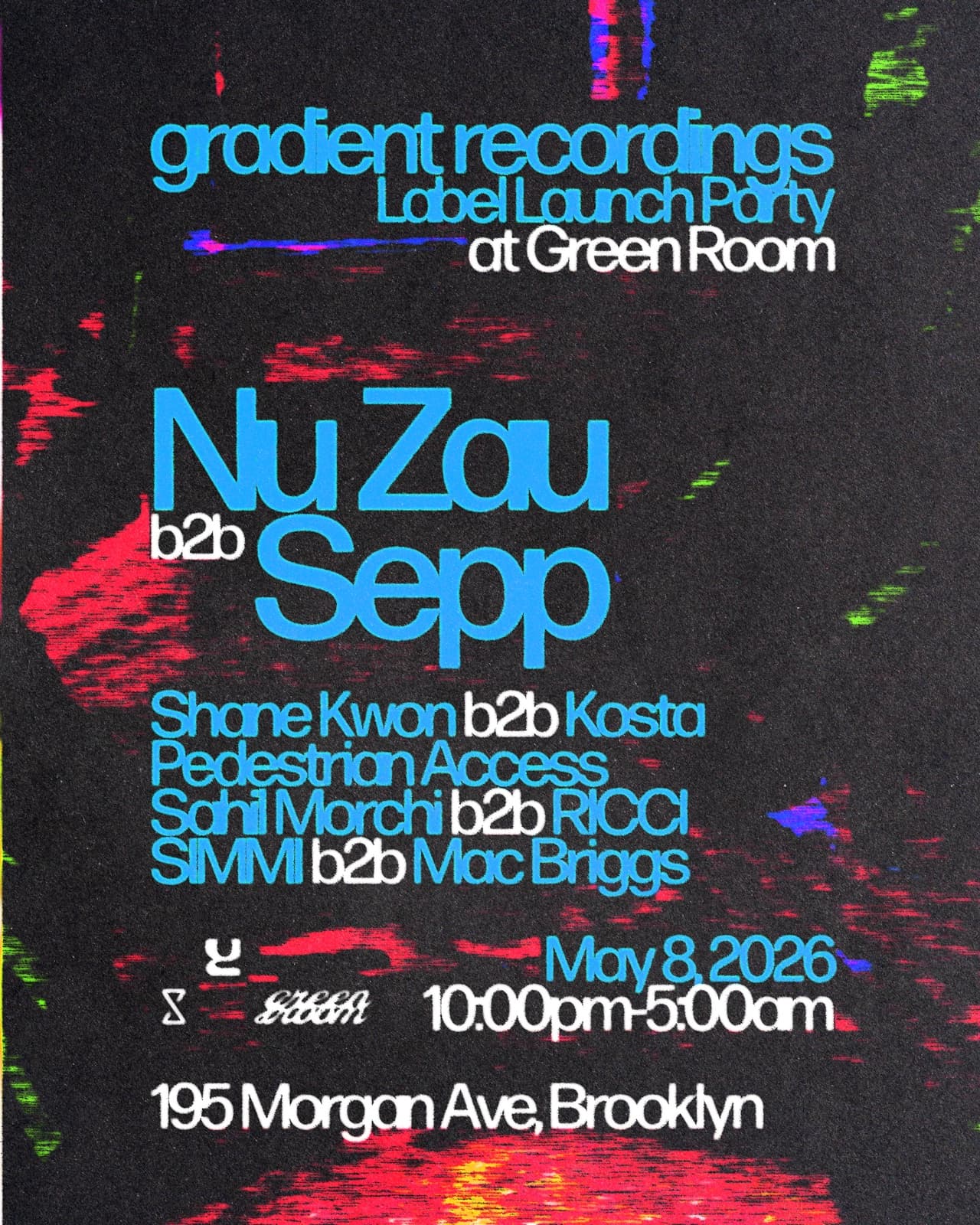 Gradient Recordings Label Launch Party: Nu Zau b2b Sepp flyer