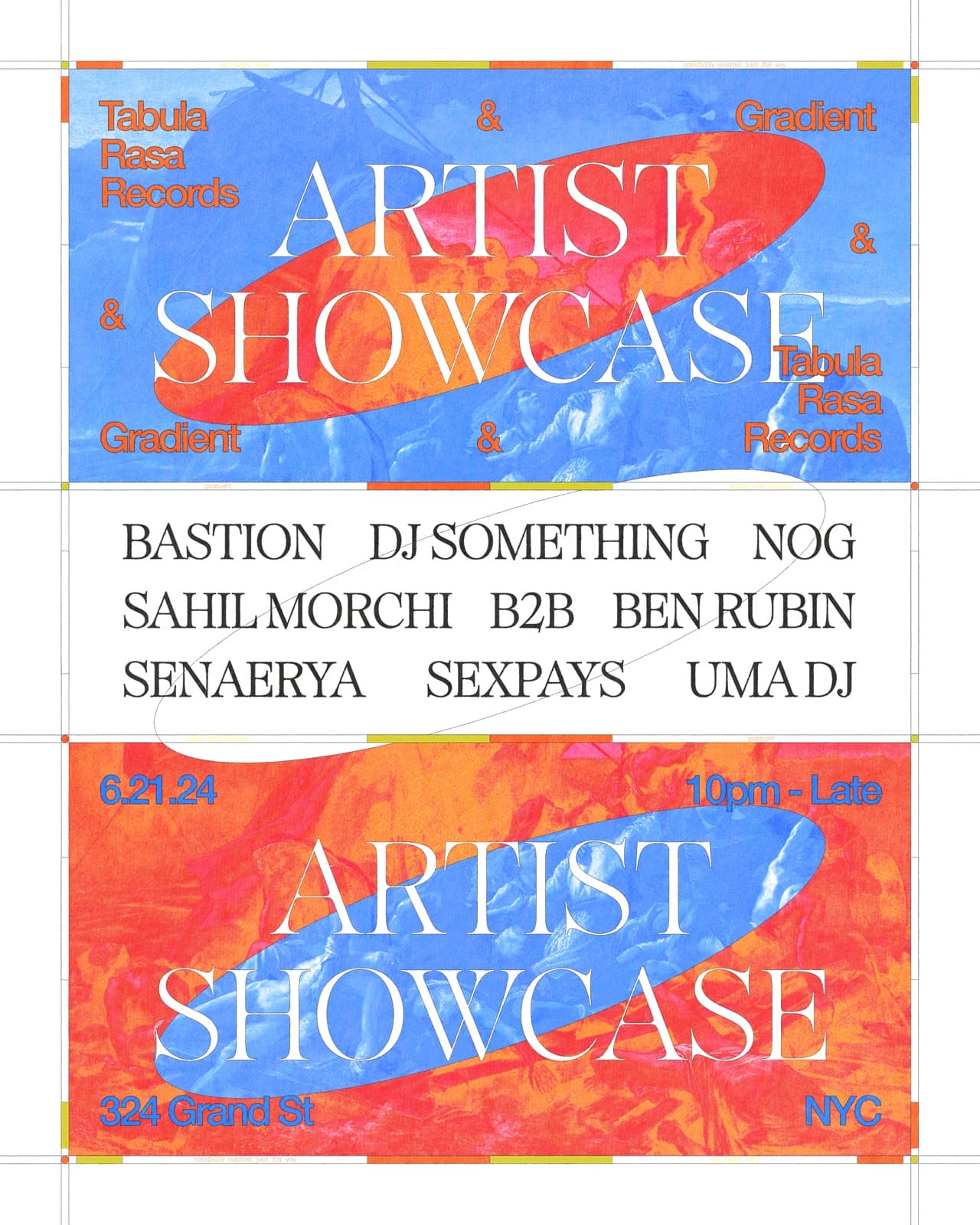 Gradient x Tabula Rasa Records: Artist Showcase flyer